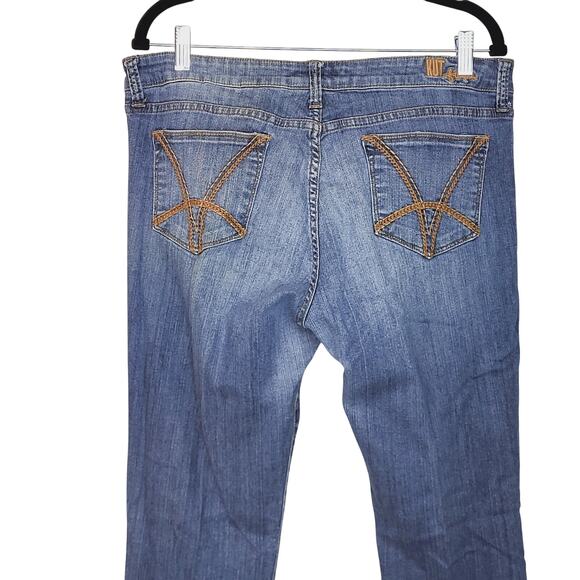 Kut from the Kloth Felicia Flare High Rise Stretch Jeans Women's Size 14 - Picture 5 of 7